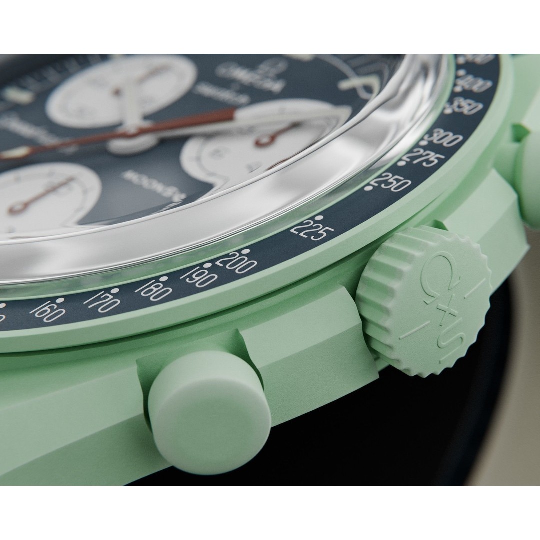 Swatch Omega MoonSwatch Earth 3D Model – High Poly PBR Asset, Blender, FBX, OBJ - View 6