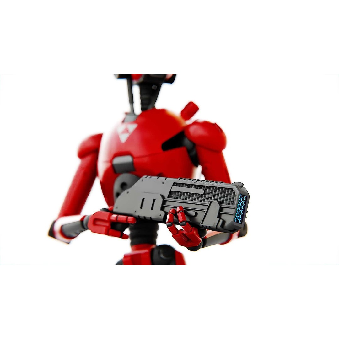 Battle Droid X-5000 3D Model – Rigged Sci-Fi Character, FBX & Blender - View 19