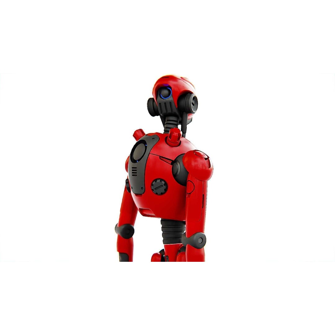 Battle Droid X-5000 3D Model – Rigged Sci-Fi Character, FBX & Blender - View 26