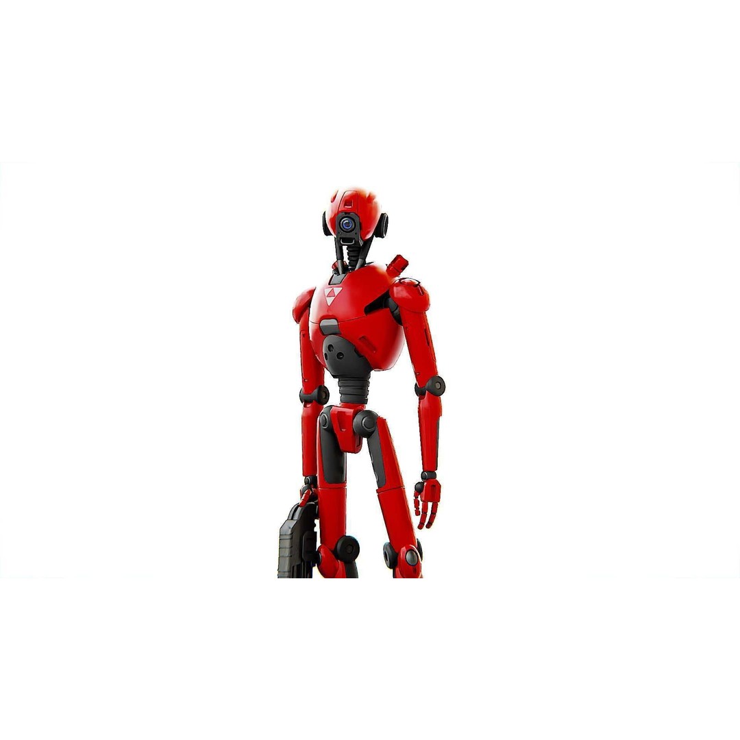 Battle Droid X-5000 3D Model – Rigged Sci-Fi Character, FBX & Blender - View 29