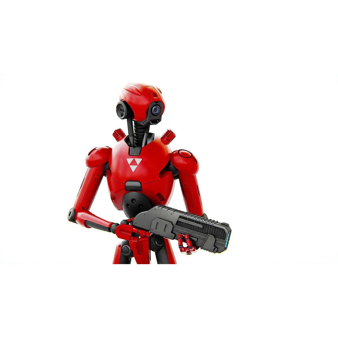 Battle Droid X-5000 3D Model – Rigged Sci-Fi Character, FBX & Blender - View 3