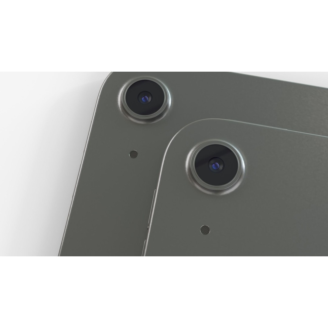 Apple iPad Air 2024 3D Model – Space Gray Collection, FBX & OBJ Formats - View 11