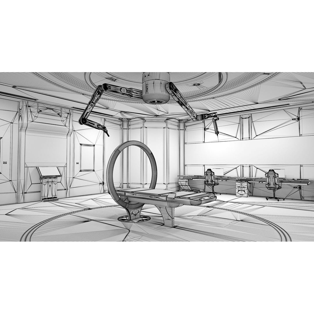 Sci-Fi Laboratory 3D Model – High Poly Interior with PBR Textures - View 15