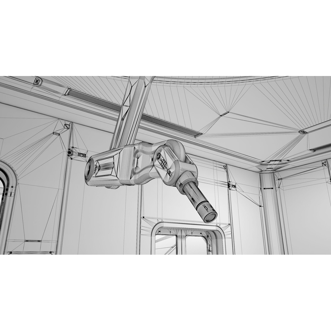 Sci-Fi Laboratory 3D Model – High Poly Interior with PBR Textures - View 19