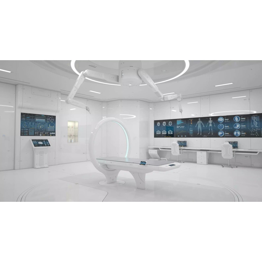 Sci-Fi Laboratory 3D Model – High Poly Interior with PBR Textures - View 2