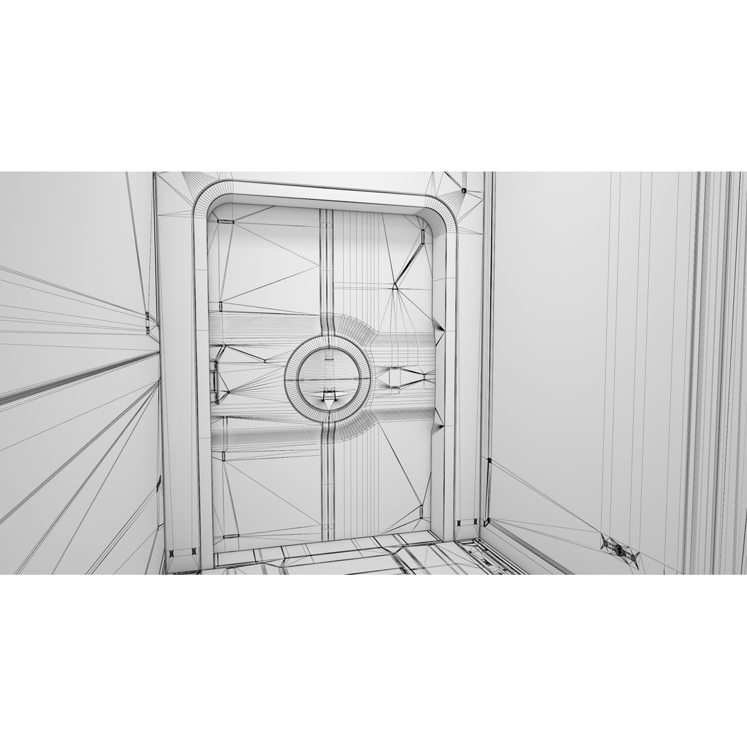 Sci-Fi Laboratory 3D Model – High Poly Interior with PBR Textures - View 20