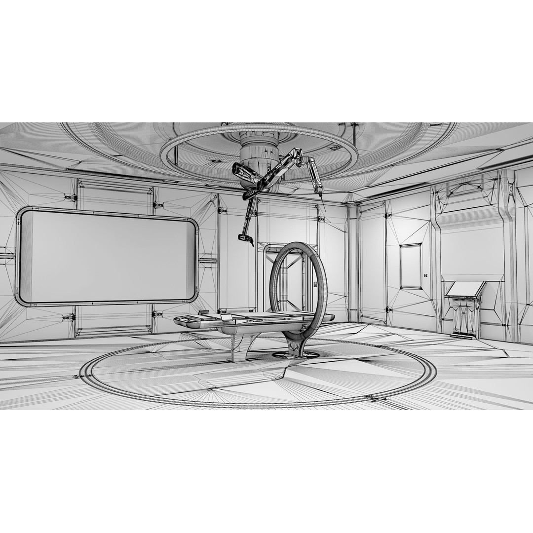 Sci-Fi Laboratory 3D Model – High Poly Interior with PBR Textures - View 21