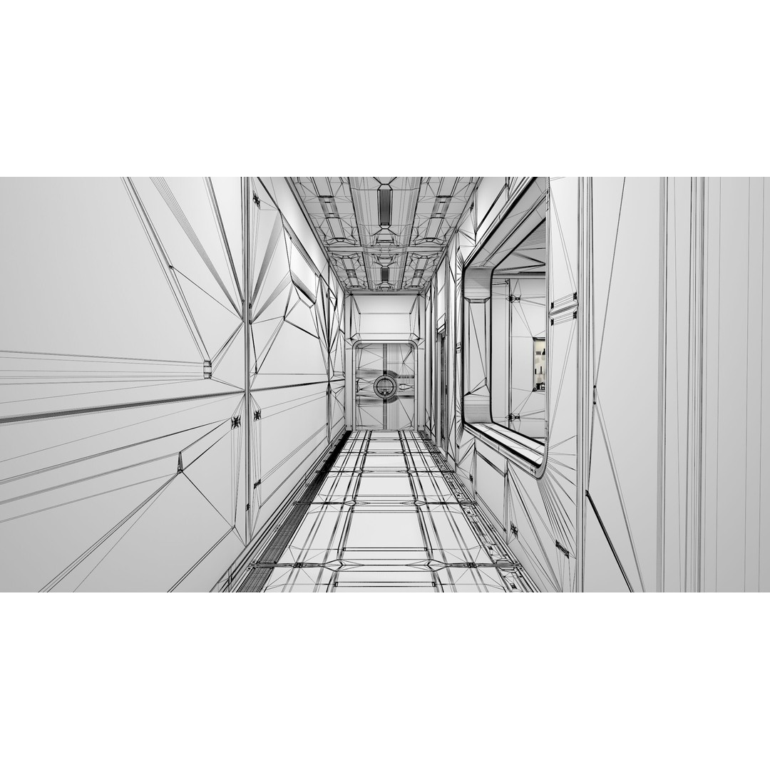 Sci-Fi Laboratory 3D Model – High Poly Interior with PBR Textures - View 26