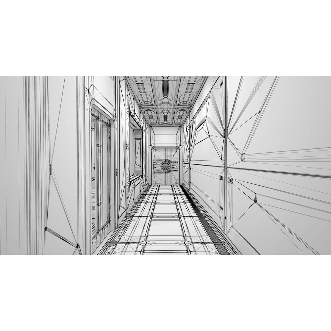 Sci-Fi Laboratory 3D Model – High Poly Interior with PBR Textures - View 28