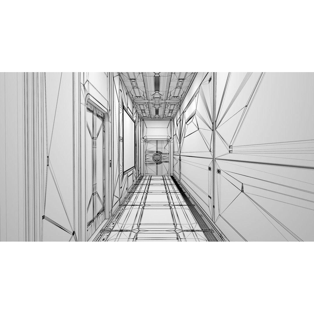 Sci-Fi Laboratory 3D Model – High Poly Interior with PBR Textures - View 29