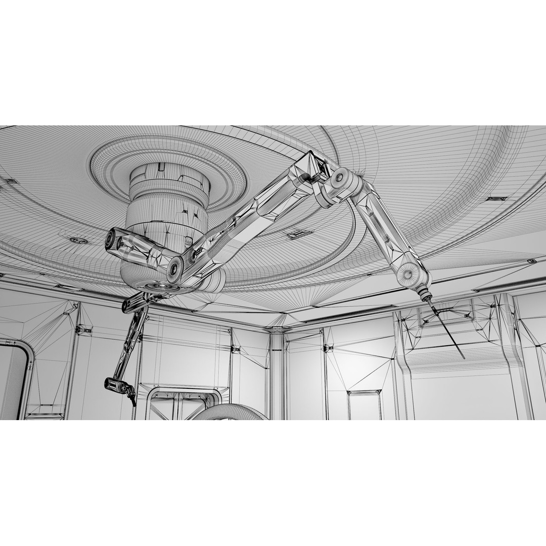 Sci-Fi Laboratory 3D Model – High Poly Interior with PBR Textures - View 30