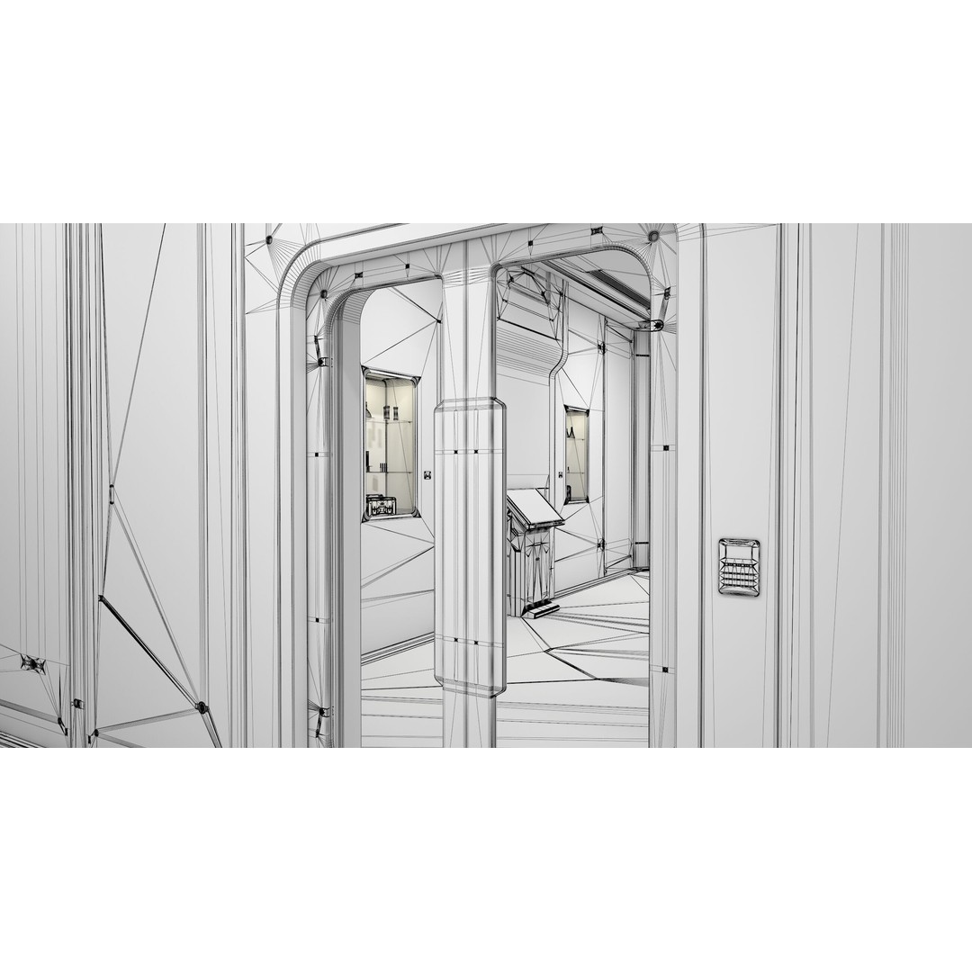 Sci-Fi Laboratory 3D Model – High Poly Interior with PBR Textures - View 33