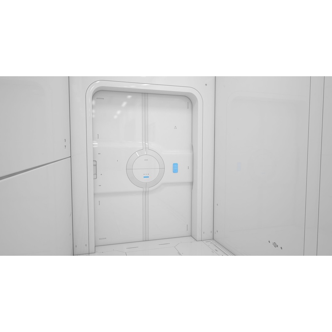 Sci-Fi Laboratory 3D Model – High Poly Interior with PBR Textures - View 5