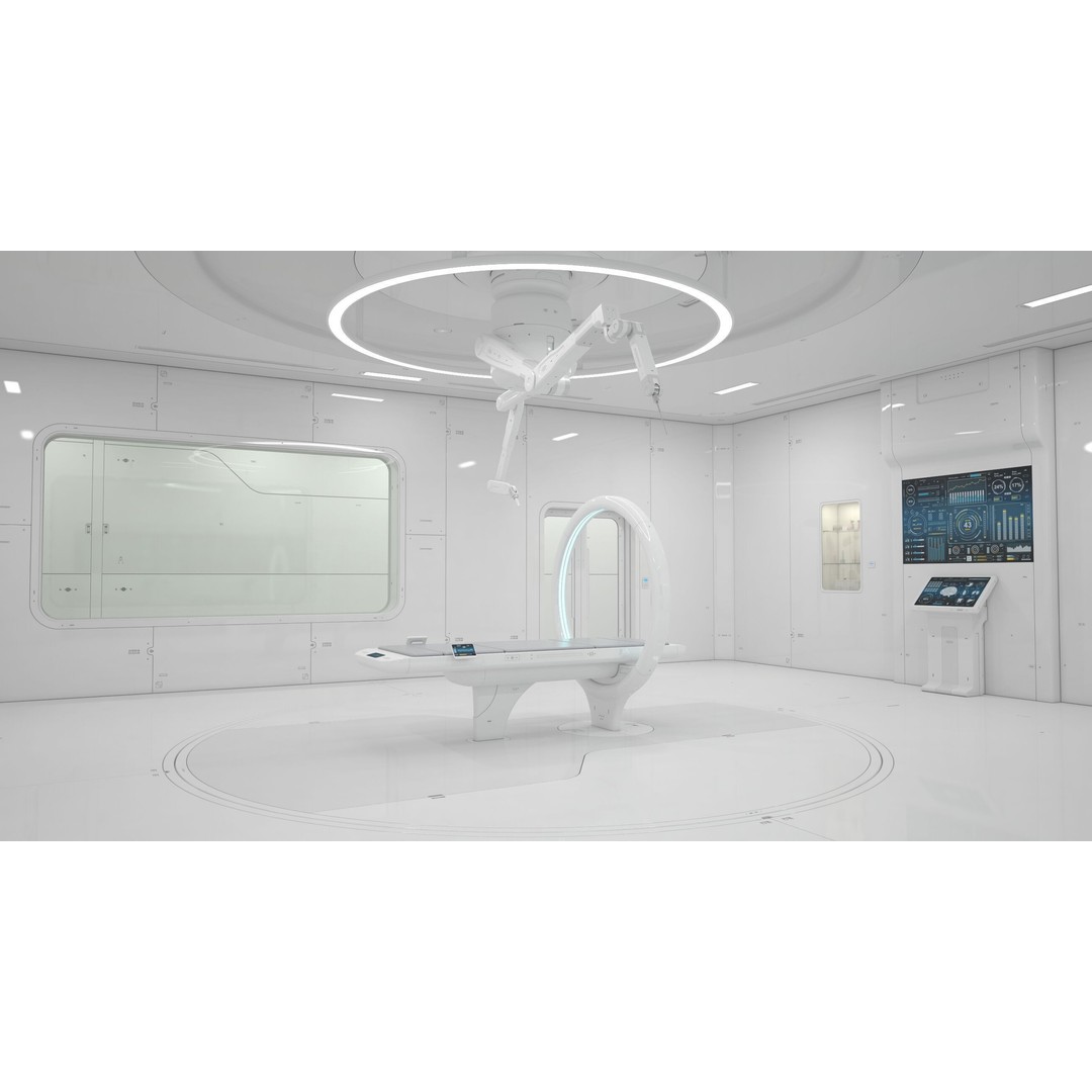 Sci-Fi Laboratory 3D Model – High Poly Interior with PBR Textures - View 6