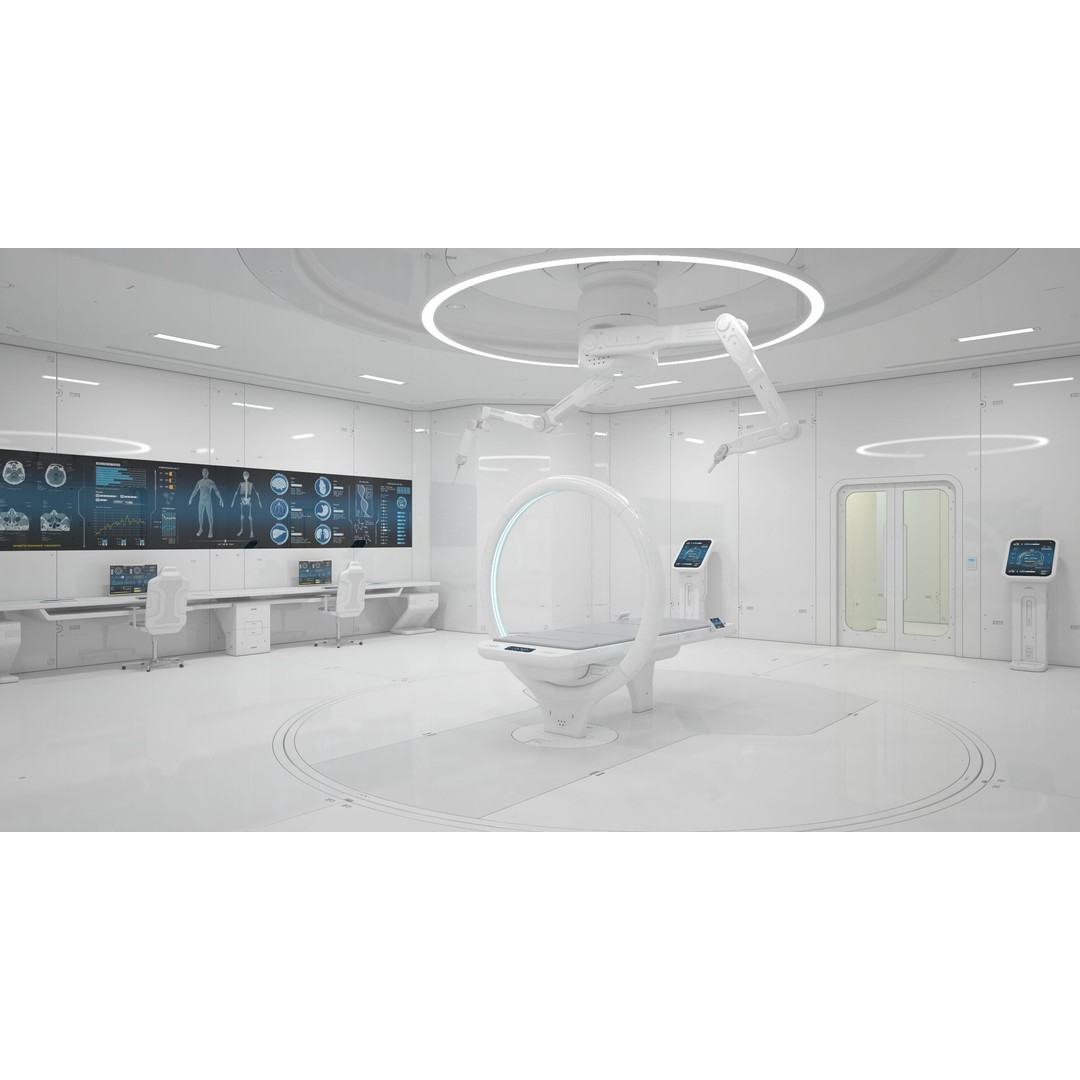 Sci-Fi Laboratory 3D Model – High Poly Interior with PBR Textures - View 7