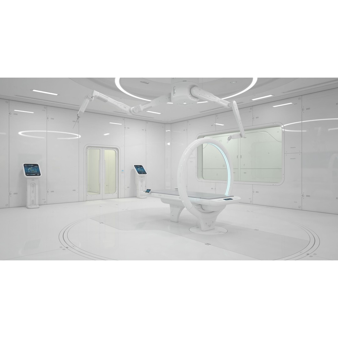 Sci-Fi Laboratory 3D Model – High Poly Interior with PBR Textures - View 8