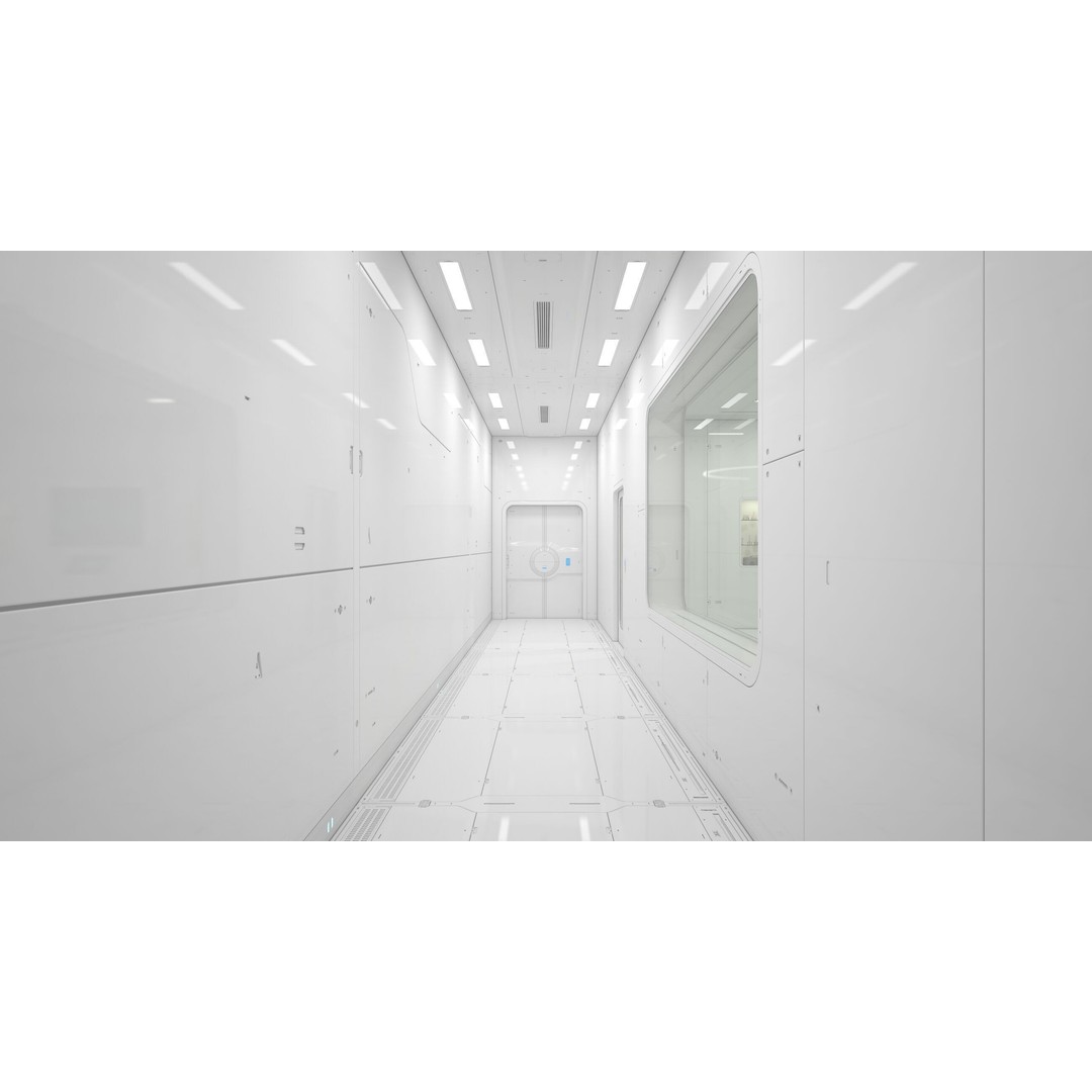 Sci-Fi Laboratory 3D Model – High Poly Interior with PBR Textures - View 9