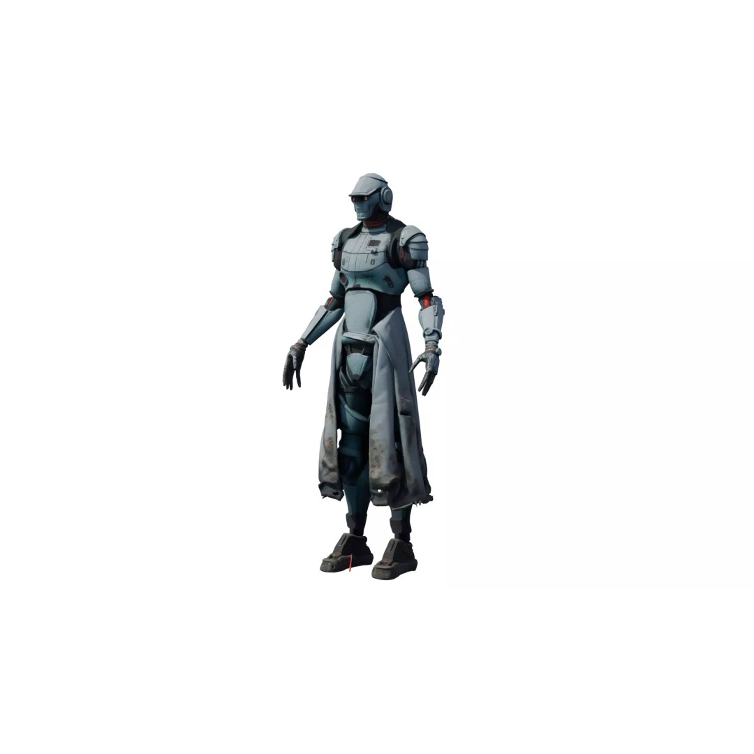 Rigged Sci-Fi Alien Character 3D Model – High Poly Animated Asset - View 15