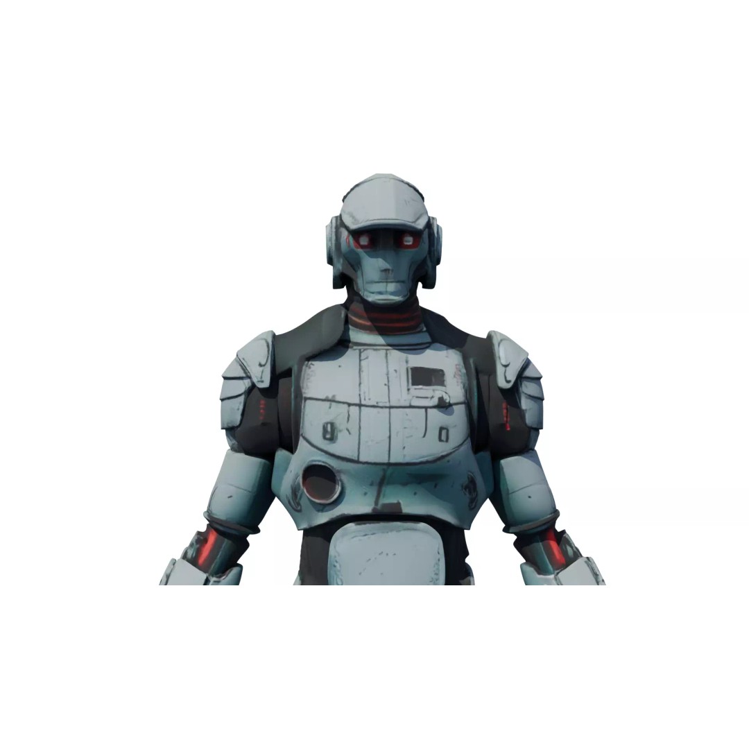 Rigged Sci-Fi Alien Character 3D Model – High Poly Animated Asset - View 27