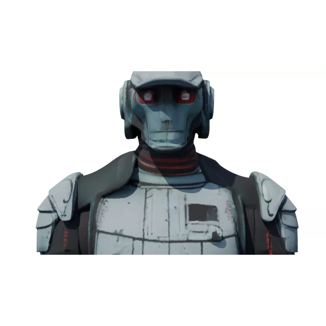 Rigged Sci-Fi Alien Character 3D Model – High Poly Animated Asset - View 28