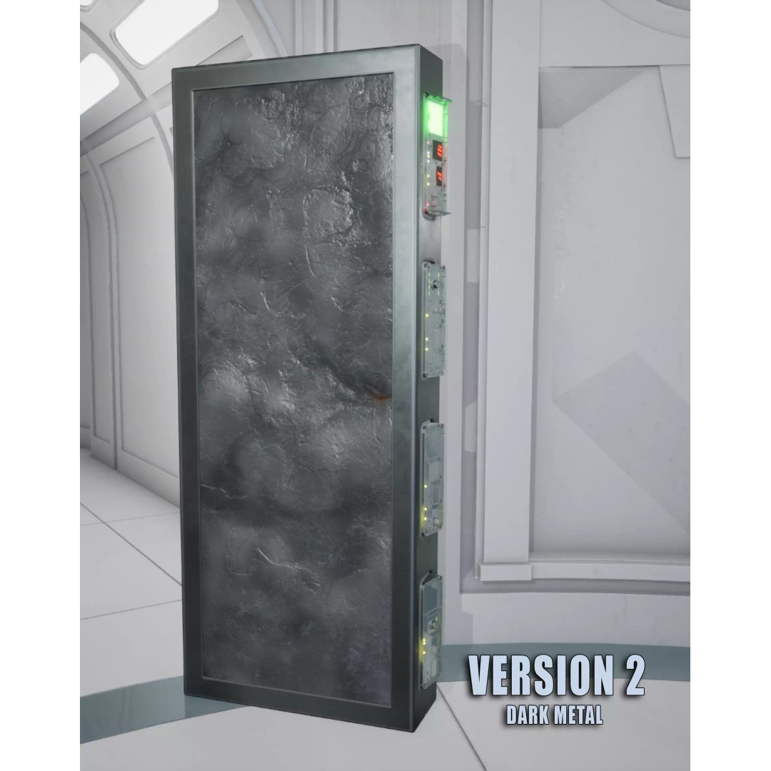 Carbonite Slab 3D Model – Low Poly PBR Asset, FBX - View 10