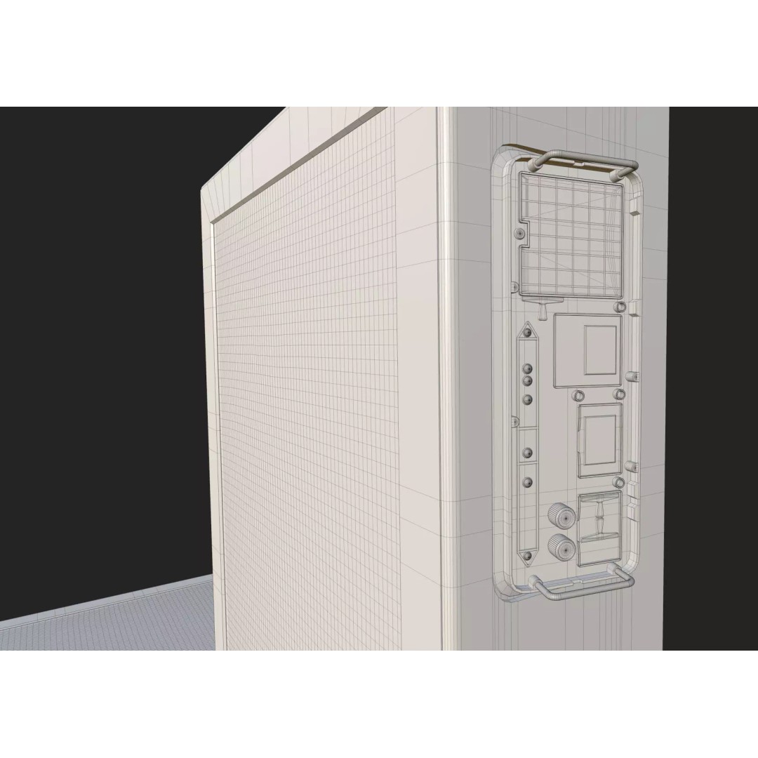 Carbonite Slab 3D Model – Low Poly PBR Asset, FBX - View 14