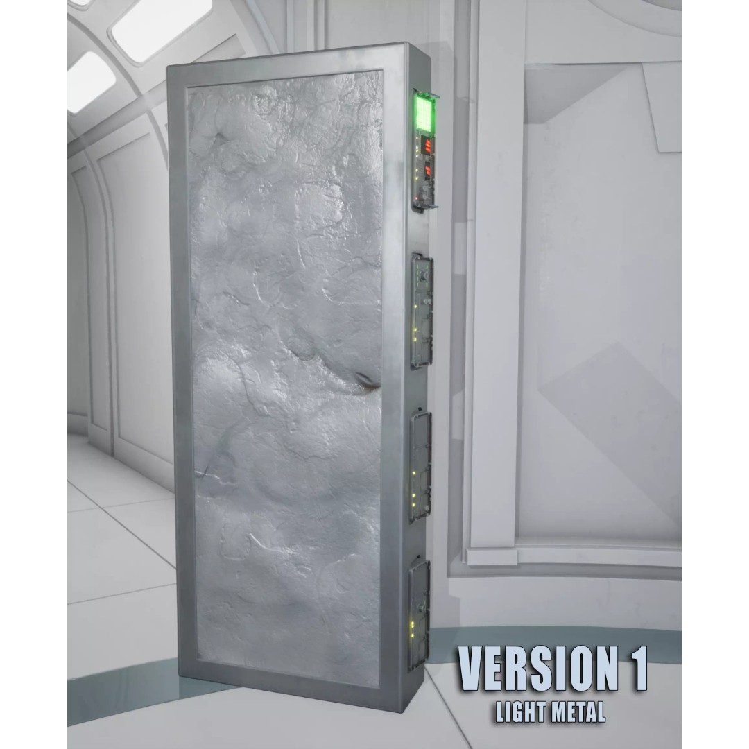 Carbonite Slab 3D Model – Low Poly PBR Asset, FBX - View 9