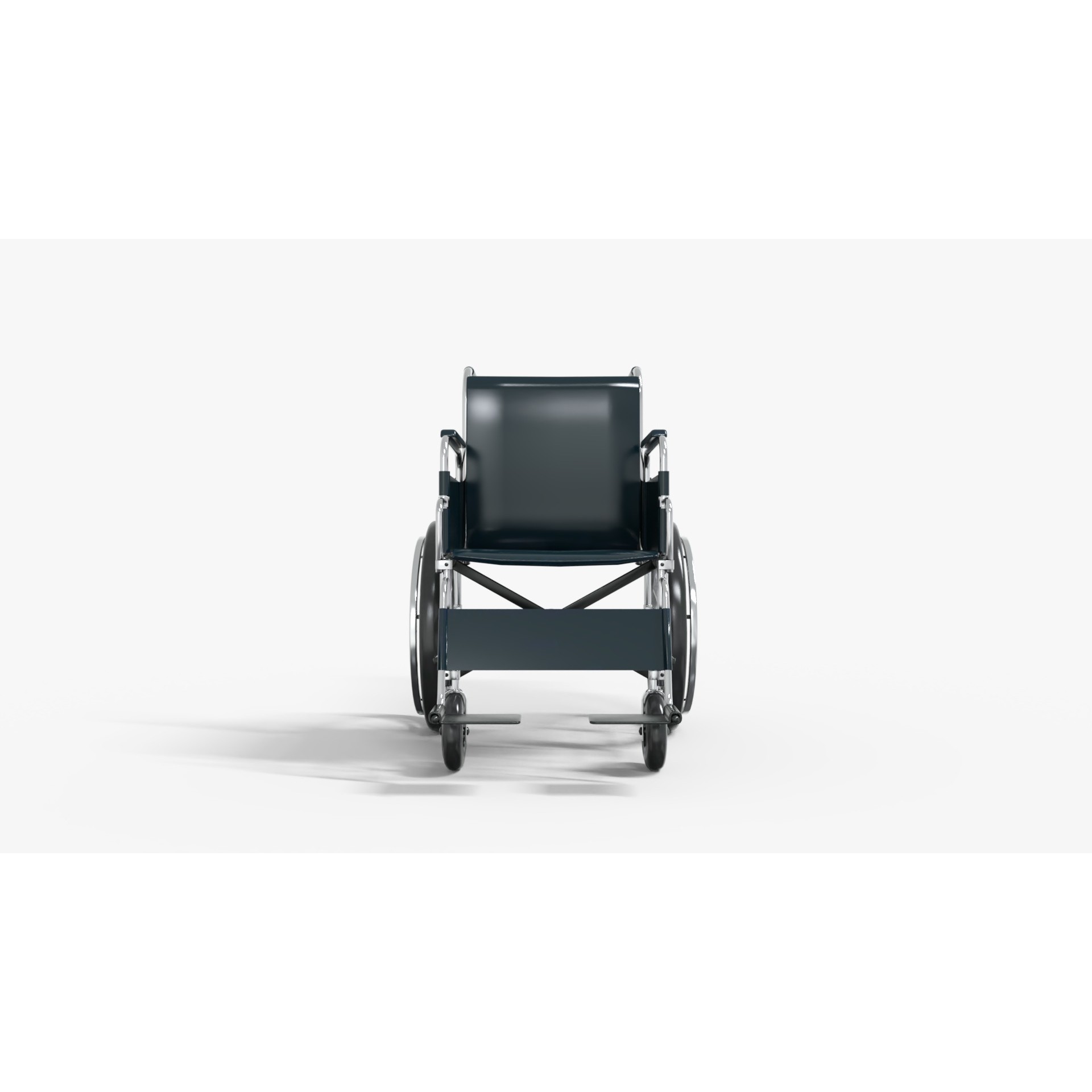 Wheelchair - Low-Poly Game-Ready 3D Model - View 4
