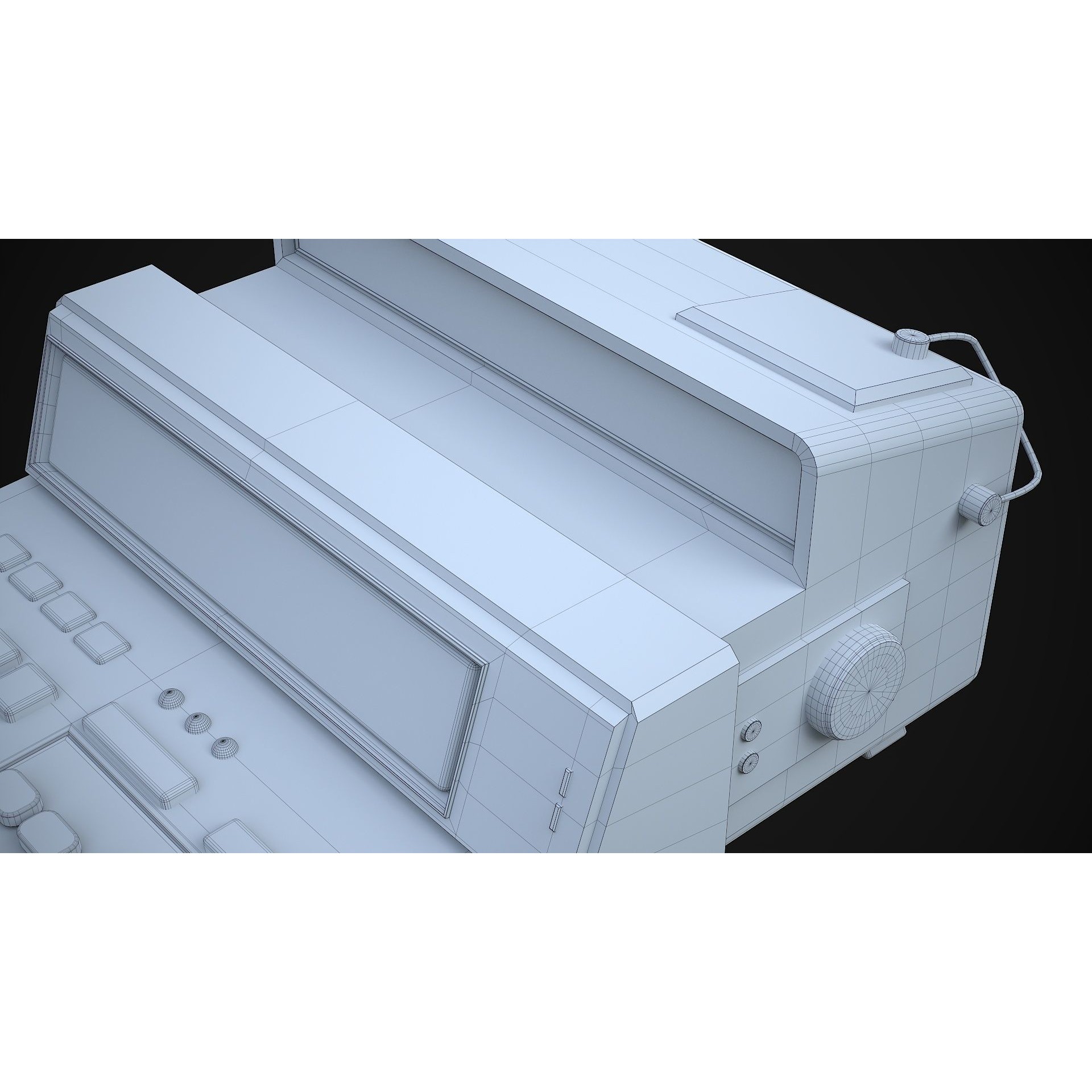 Sci-Fi Calculator - Low-Poly Game-Ready 3D Model