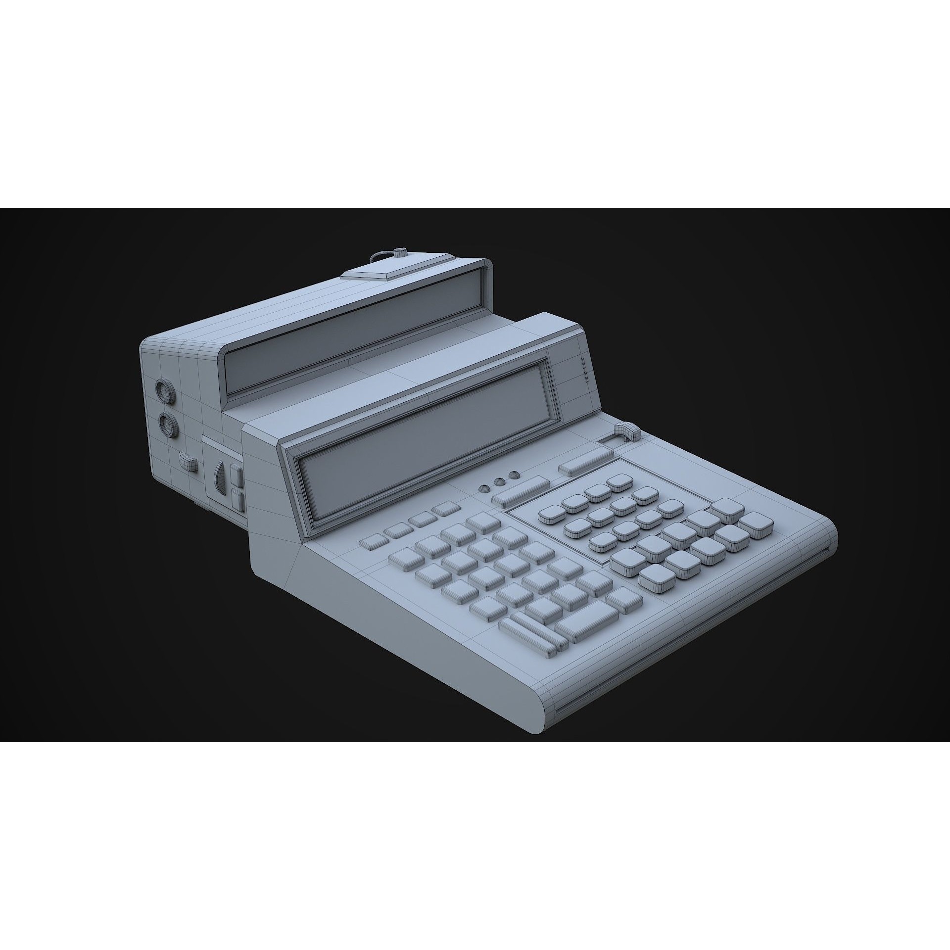 Sci-Fi Calculator - Low-Poly Game-Ready 3D Model - View 19