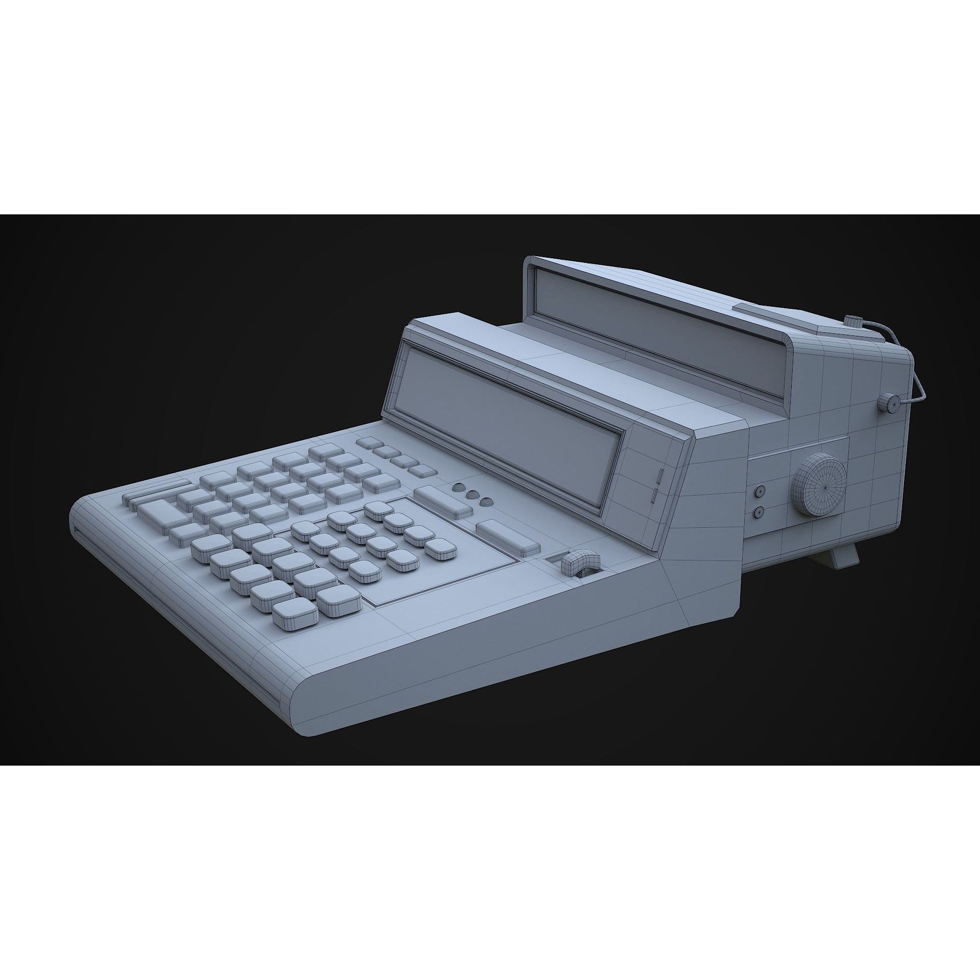Sci-Fi Calculator - Low-Poly Game-Ready 3D Model - View 20