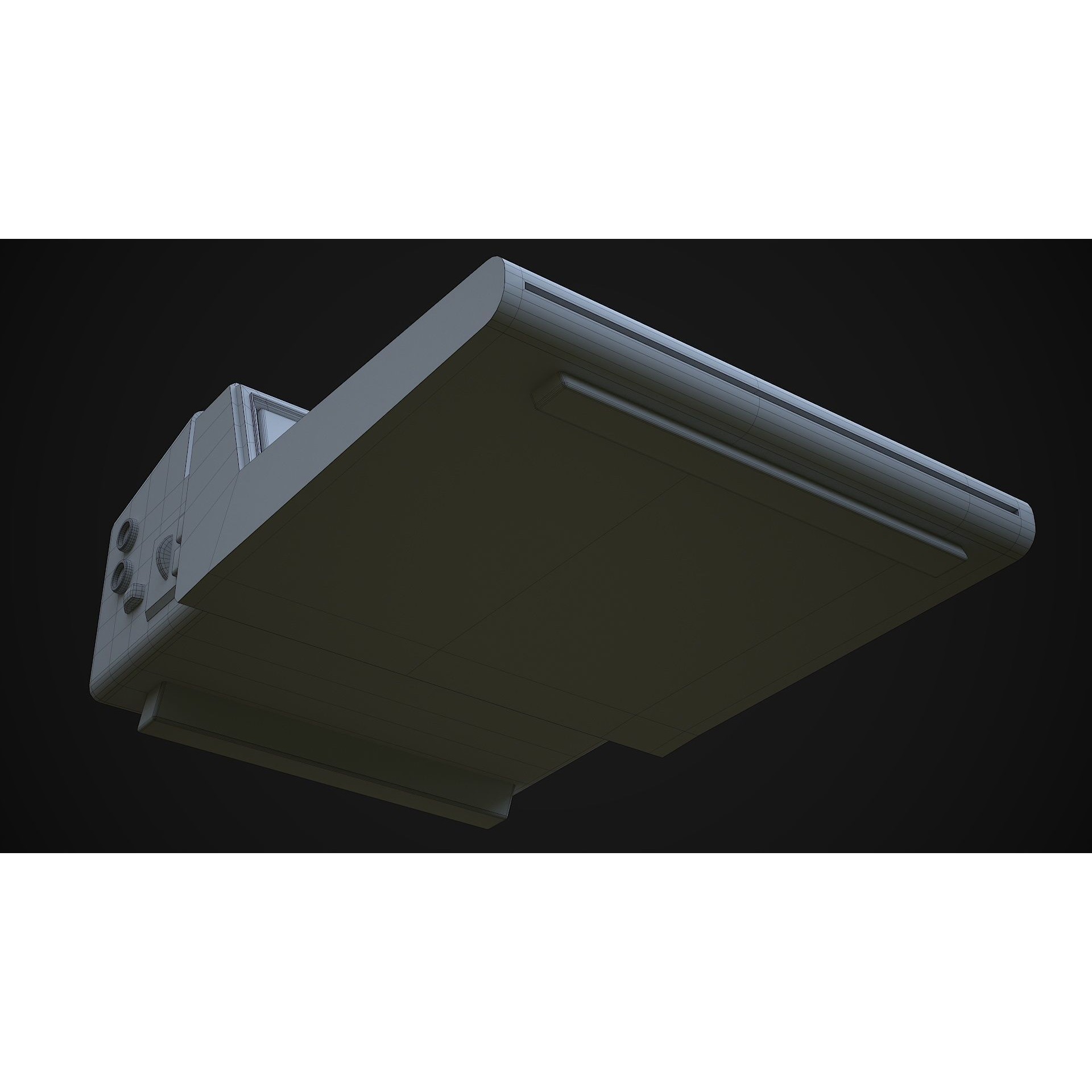 Sci-Fi Calculator - Low-Poly Game-Ready 3D Model - View 23