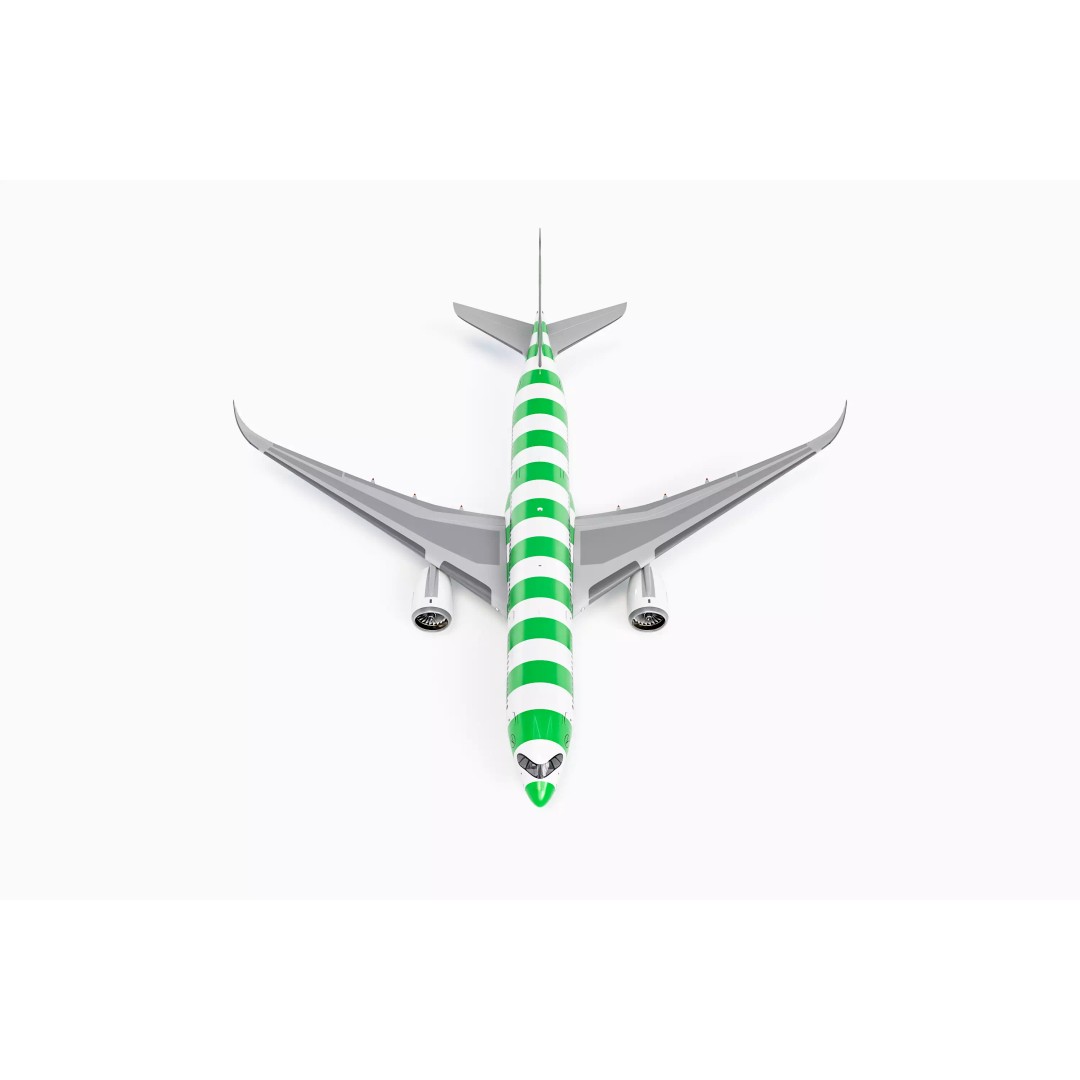 Airbus A350-900 3D Model – Condor Livery, Blender, Game-Ready - View 7