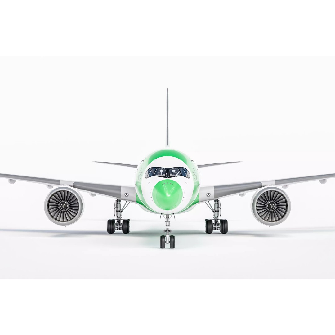 Airbus A350-900 3D Model – Condor Livery, Blender, Game-Ready - View 9
