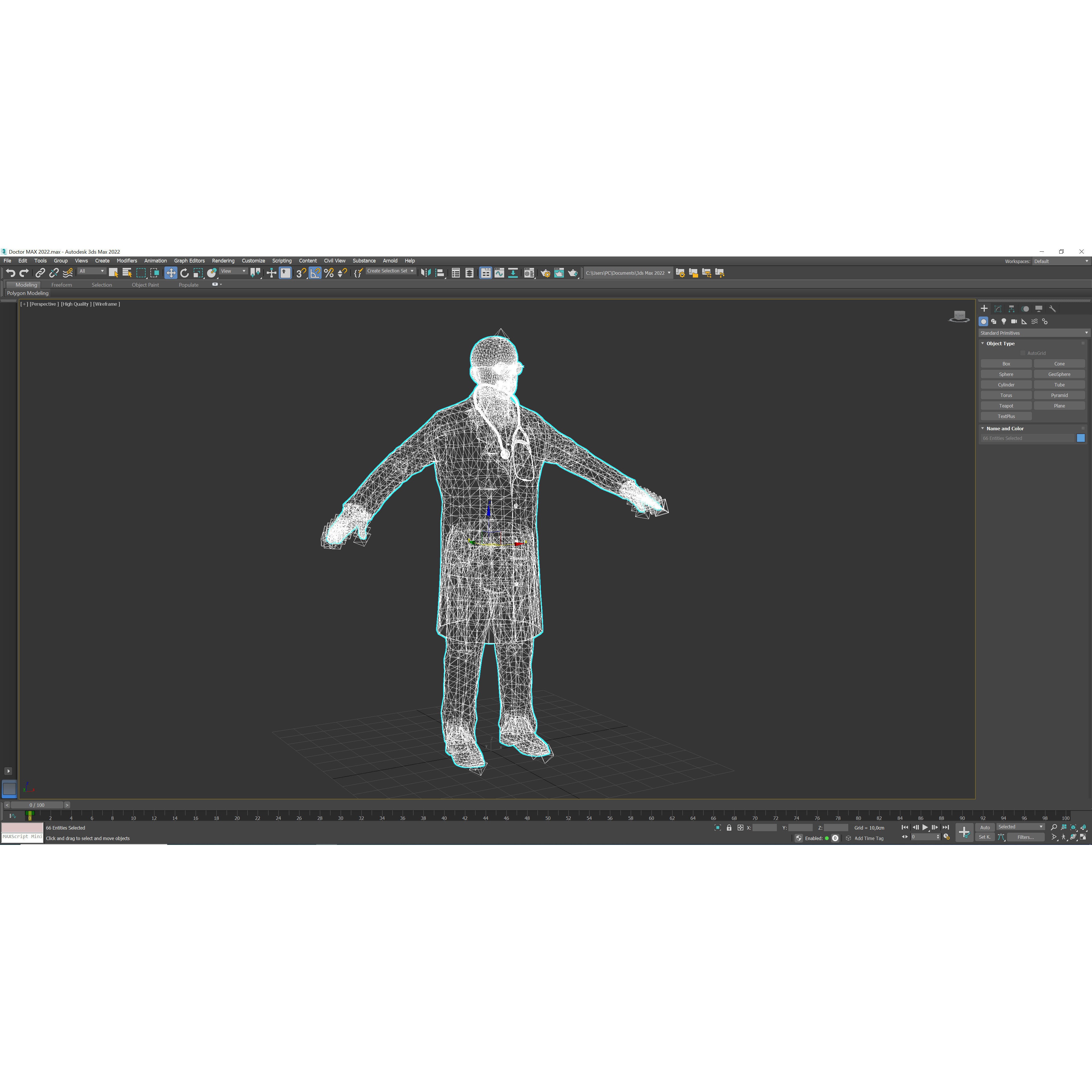 Doctor - Low-Poly Game-Ready 3D Model