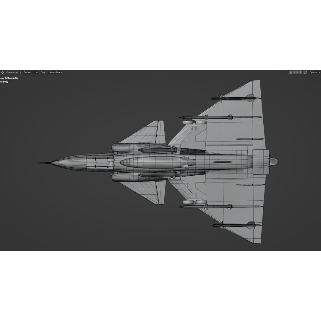Saab 37 Viggen 3D Model – Fully Rigged Low-Poly Aircraft, FBX