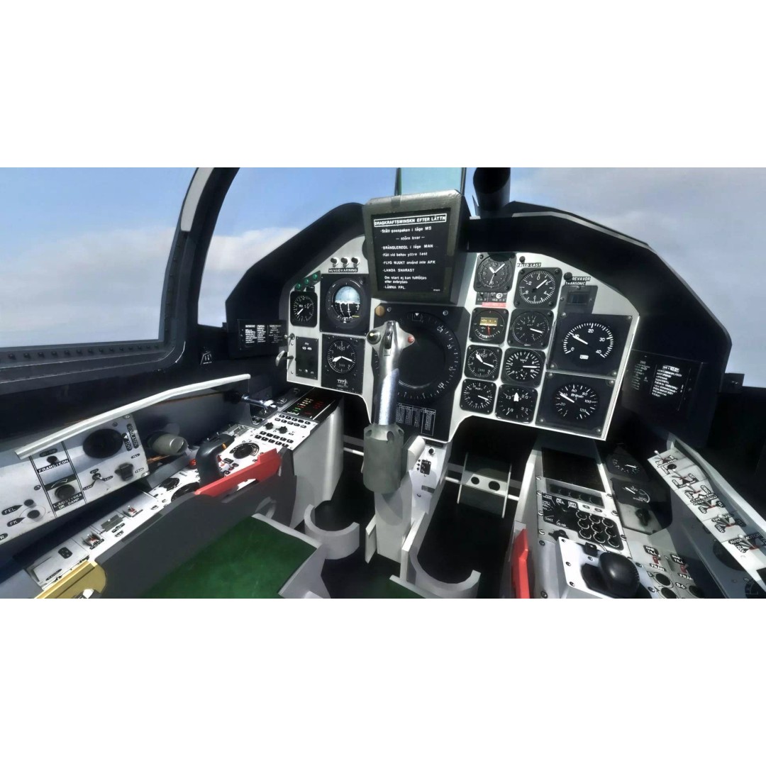 Saab 37 Viggen 3D Model – Fully Rigged Low-Poly Aircraft, FBX - View 25