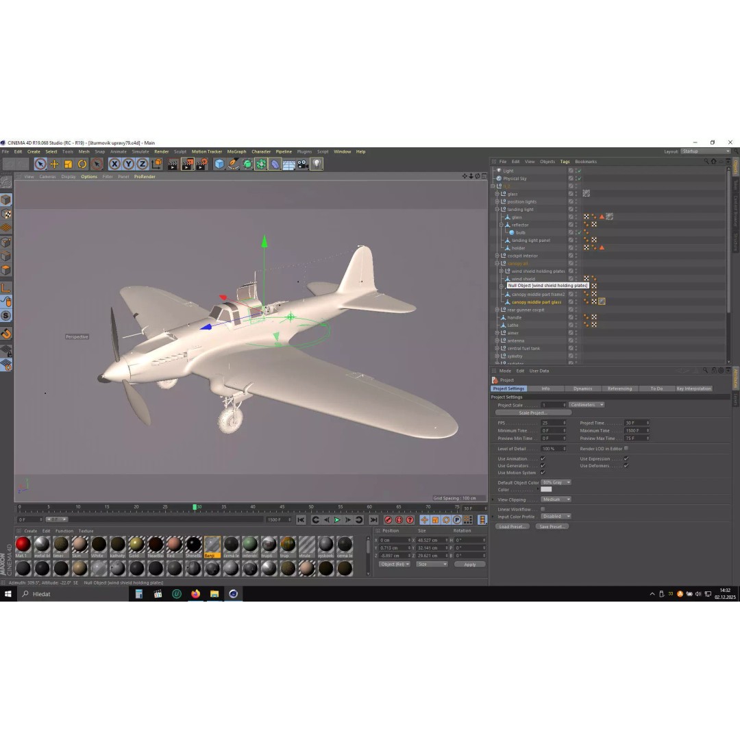IL-2 Sturmovik 3D Model – Detailed WWII Soviet Aircraft, FBX, OBJ