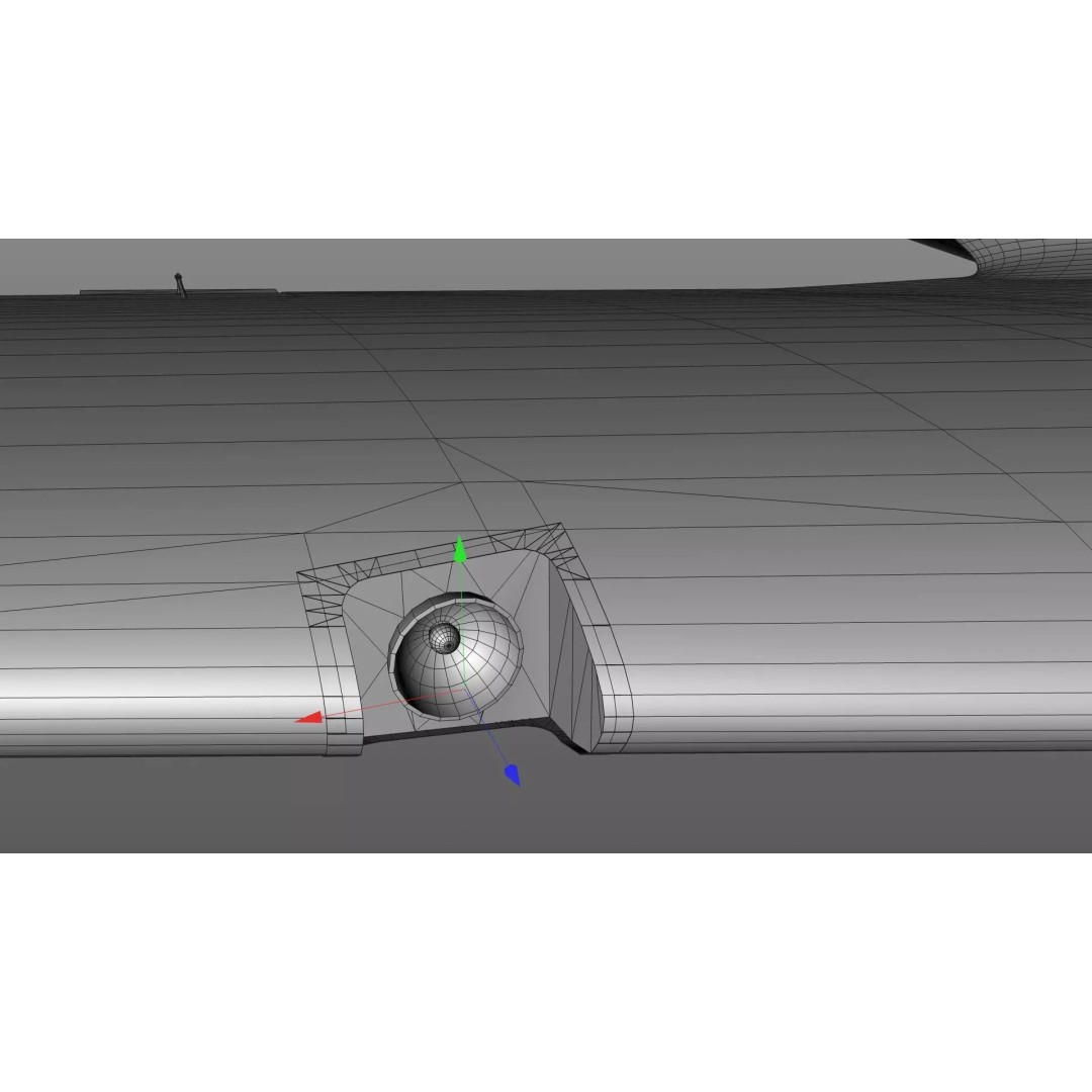 IL-2 Sturmovik 3D Model – Detailed WWII Soviet Aircraft, FBX, OBJ - View 16