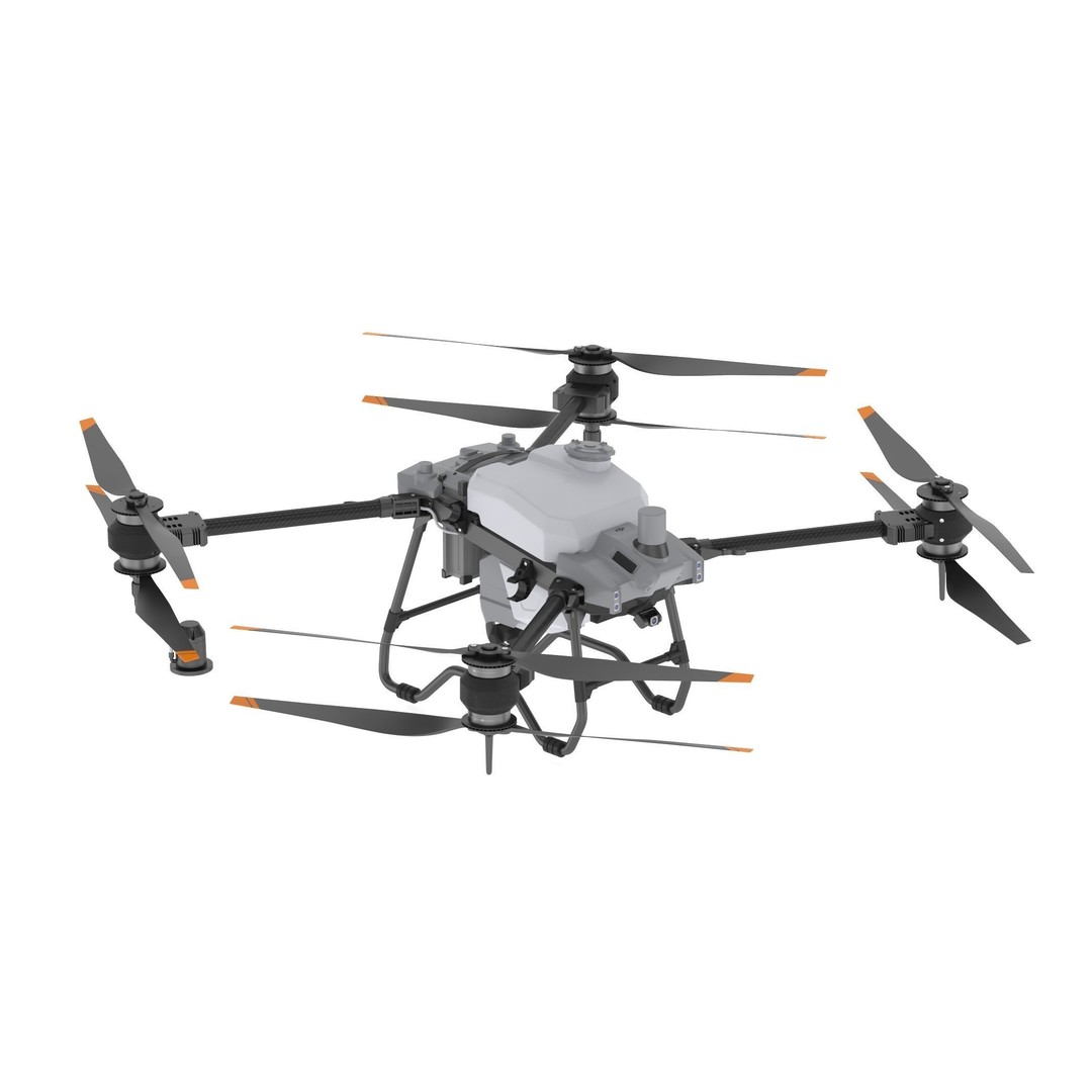 DJI Agras T40 3D Model – High Poly Drone Asset, FBX, OBJ, PBR - View 3