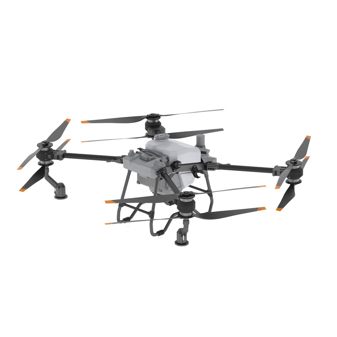 DJI Agras T40 3D Model – High Poly Drone Asset, FBX, OBJ, PBR - View 5