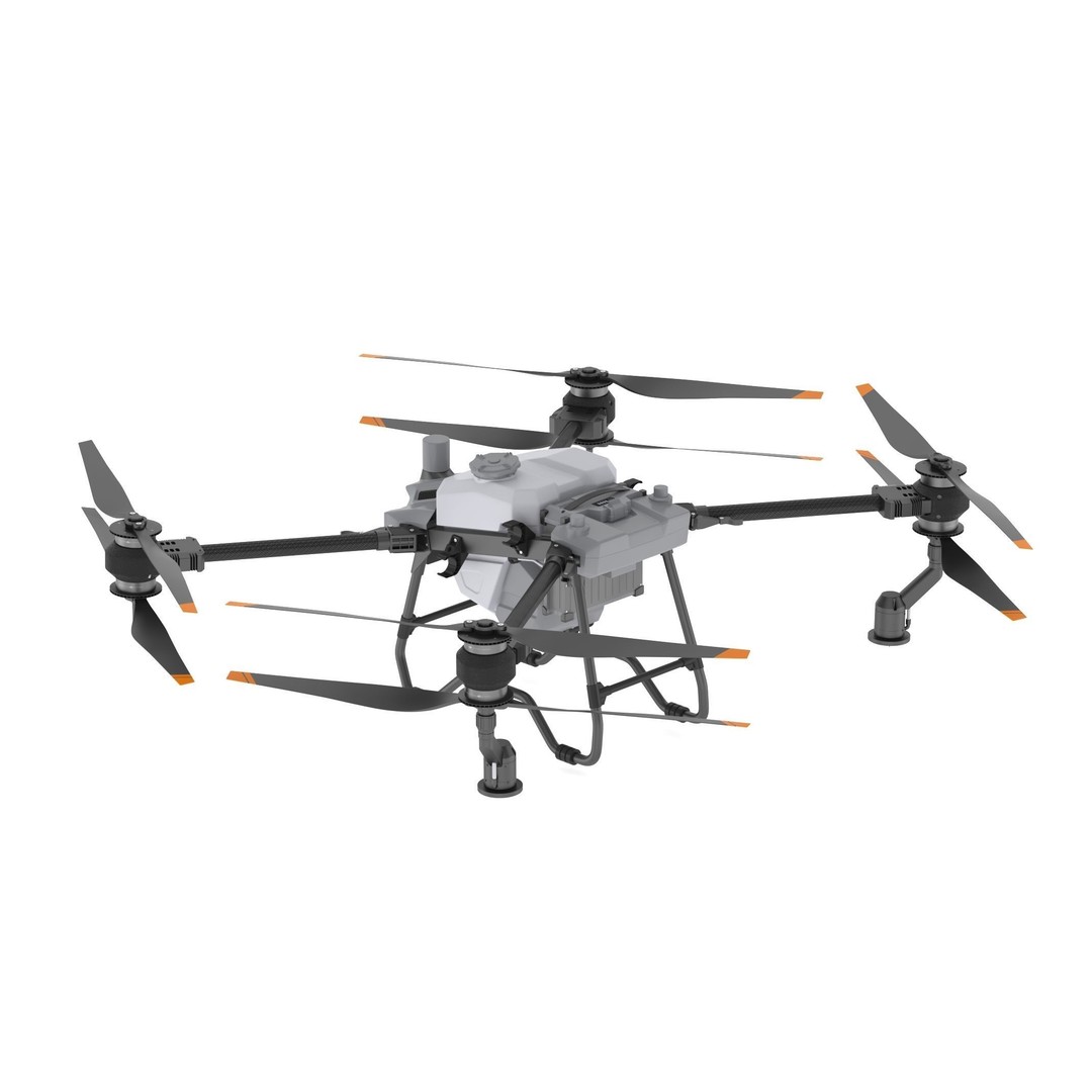DJI Agras T40 3D Model – High Poly Drone Asset, FBX, OBJ, PBR - View 7