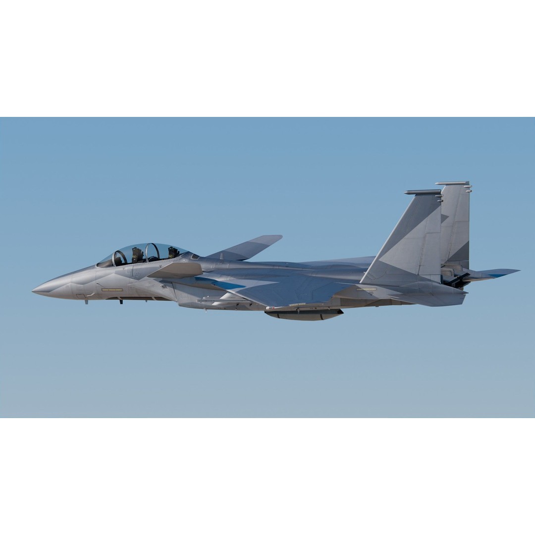 McDonnell Douglas F-15 STOL MTD 3D Model – High Poly PBR Fighter Jet, FBX
