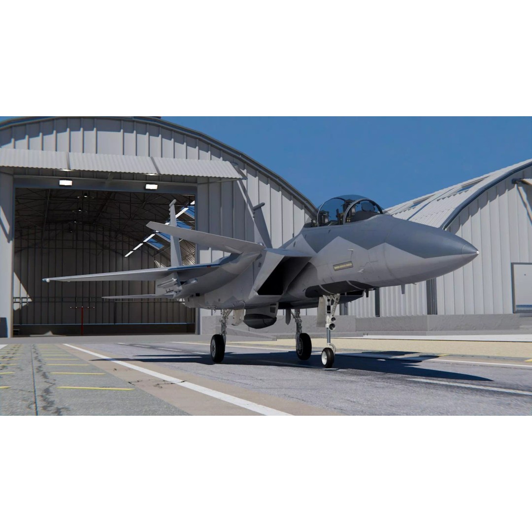 McDonnell Douglas F-15 STOL MTD 3D Model – High Poly PBR Fighter Jet, FBX - View 2