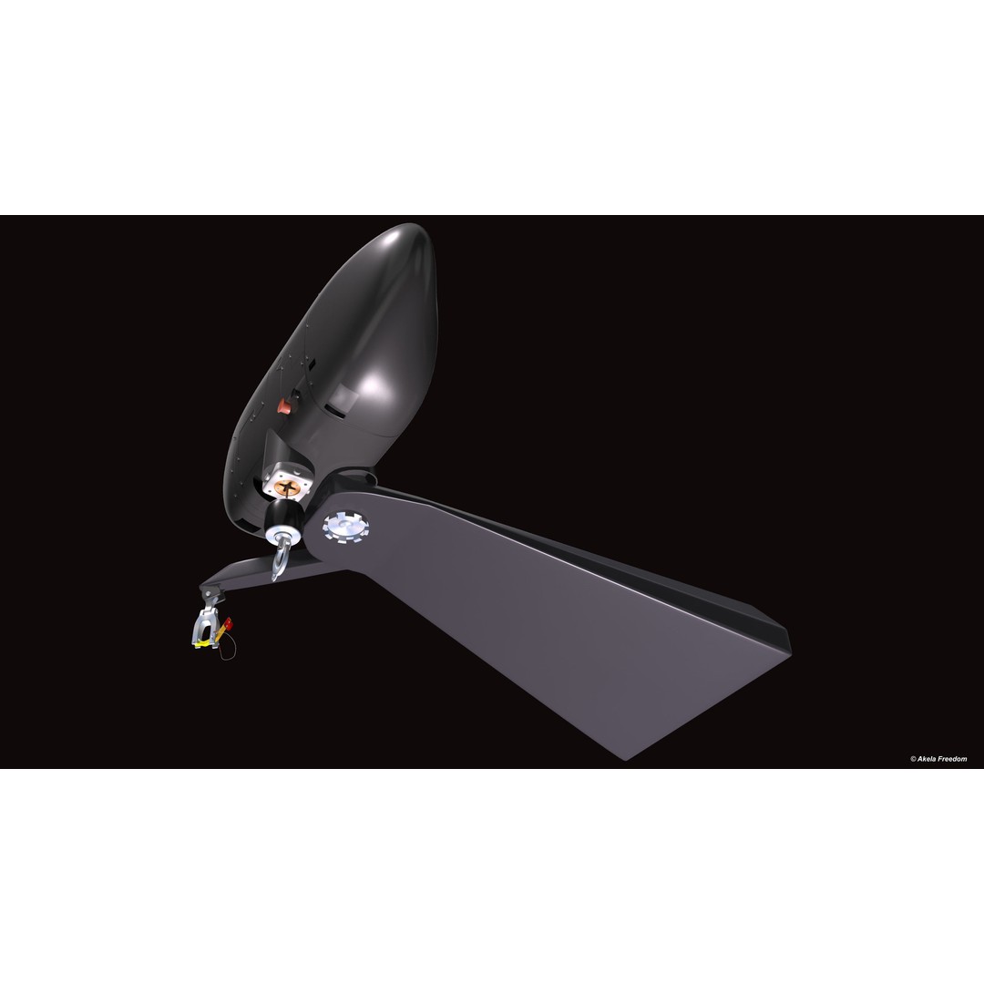 Helicopter Hoist 3D Model – Medium Polygon Aircraft Part, FBX, OBJ - View 3