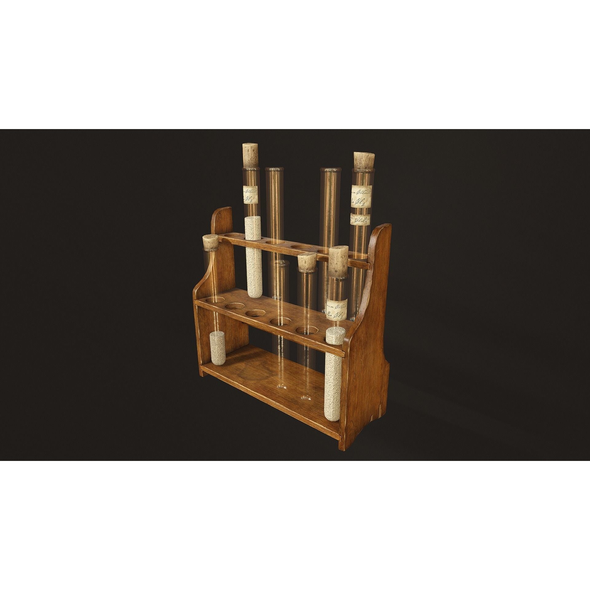 Victorian Laboratory Props Pack - Low-Poly Game-Ready 3D Model - View 14