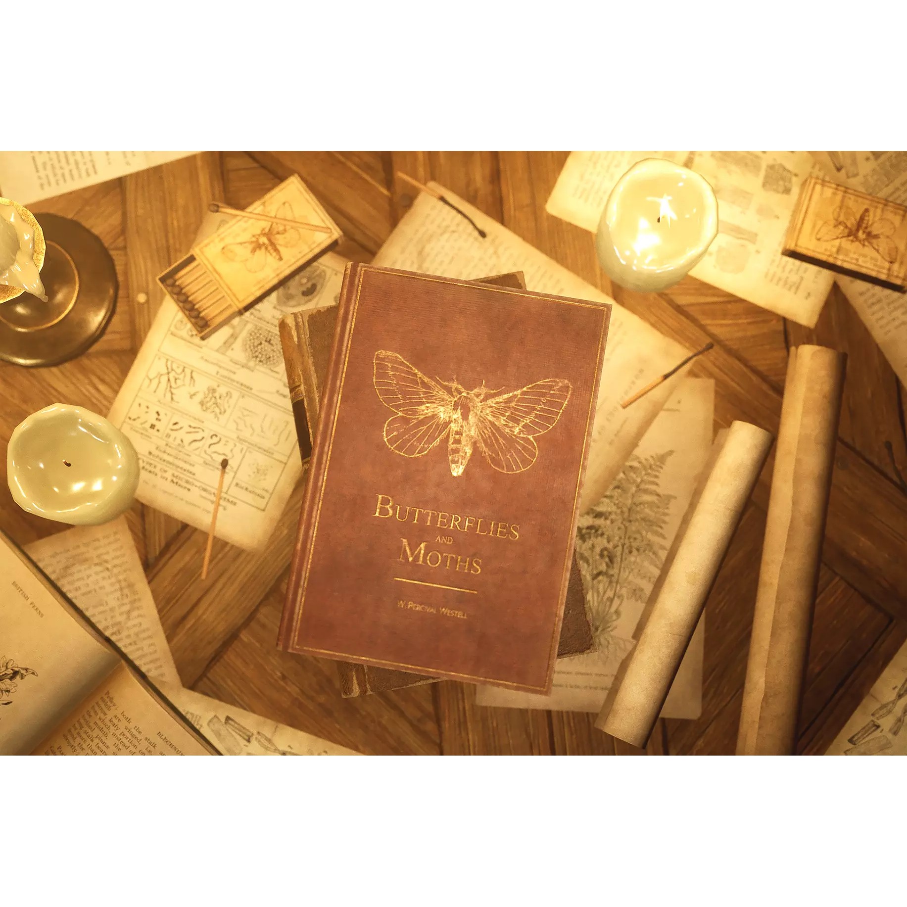 Victorian Laboratory Props Pack - Low-Poly Game-Ready 3D Model - View 2