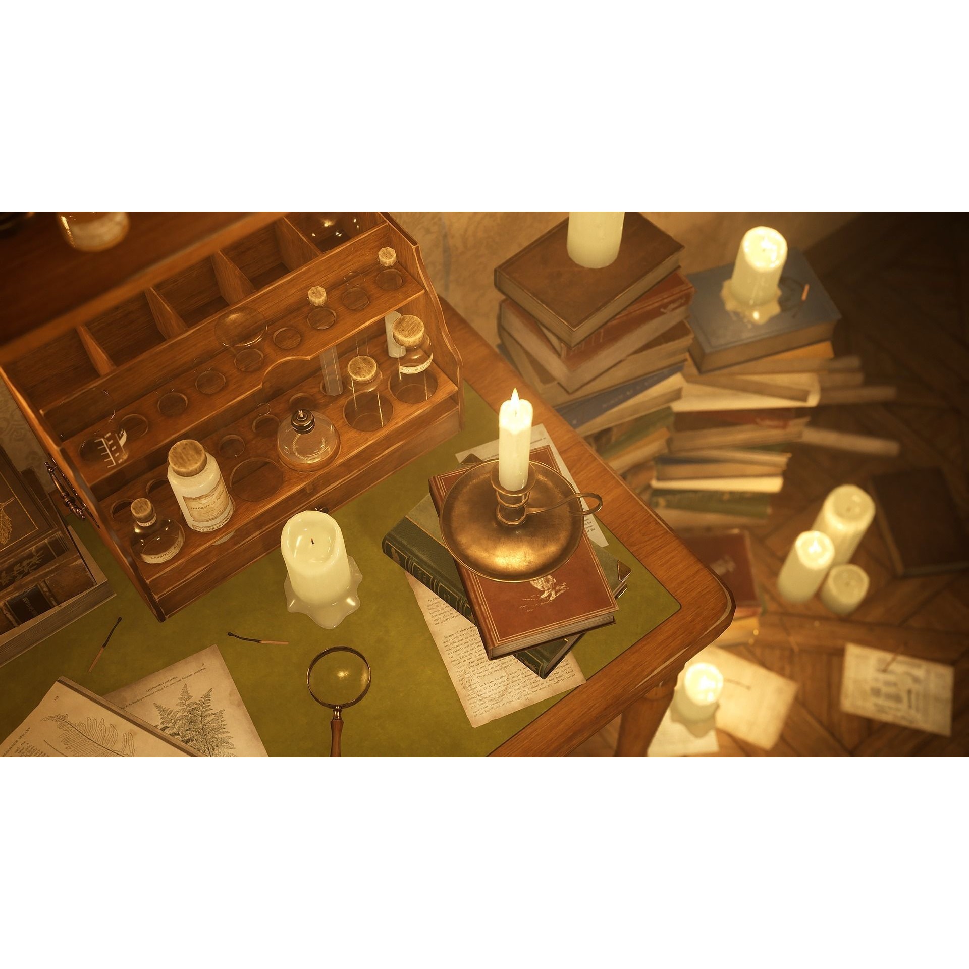 Victorian Laboratory Props Pack - Low-Poly Game-Ready 3D Model - View 4