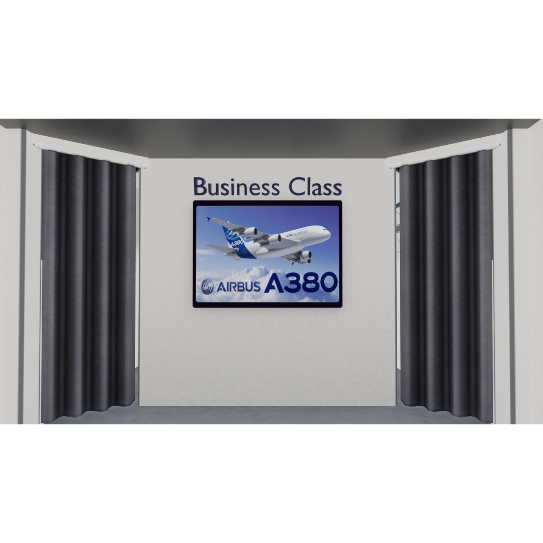 Airbus A380 3D Model – Ultra Realistic Aircraft with Full Interior - View 12