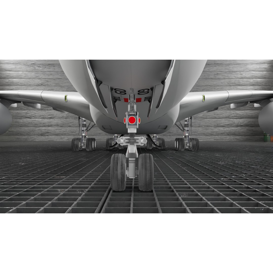 Airbus A380 3D Model – Ultra Realistic Aircraft with Full Interior - View 25